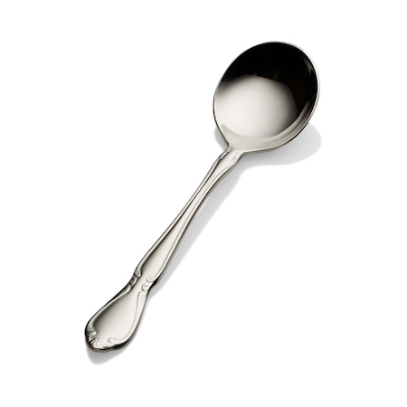 Bon Chef Queen Anne, Bouillon Spoon, Mirror Finish, 18/10, 6.21" , set of 12 S1801